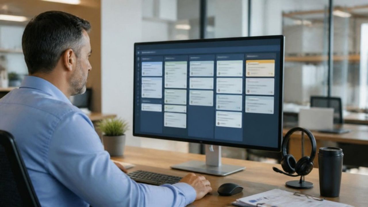 Responsable comercial revisando el embudo de ventas en el CRM